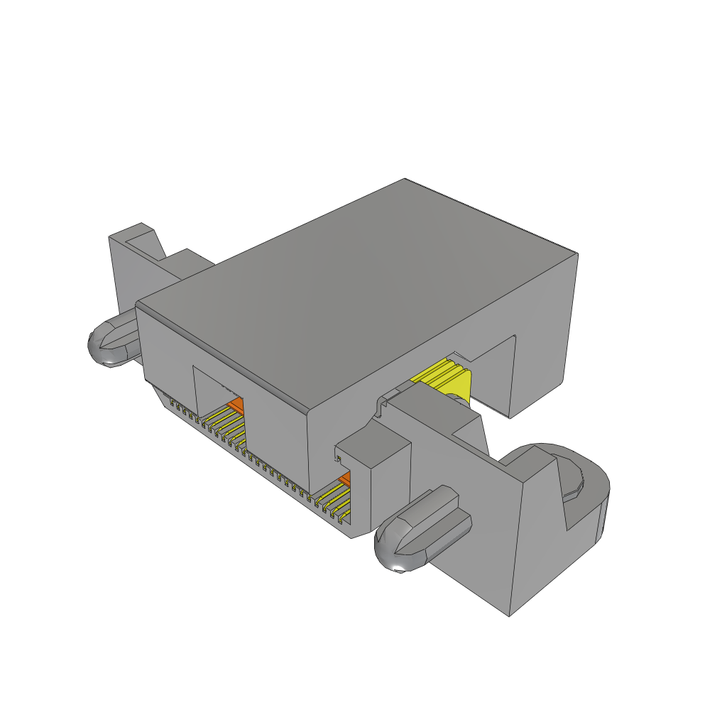 All Parts Connectors rugged connector QTS-025-01-F-D-RA-SP-P by Samtec