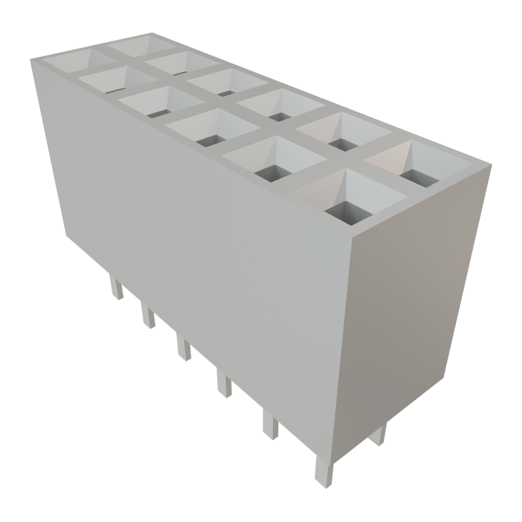 All Parts Connectors rugged connector BCS-106-L-D-TE by Samtec