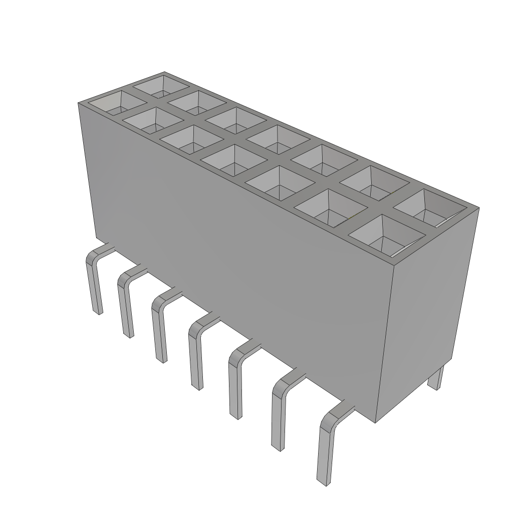 All Parts Connectors rugged connector BCS-107-S-D-PE-BE by Samtec