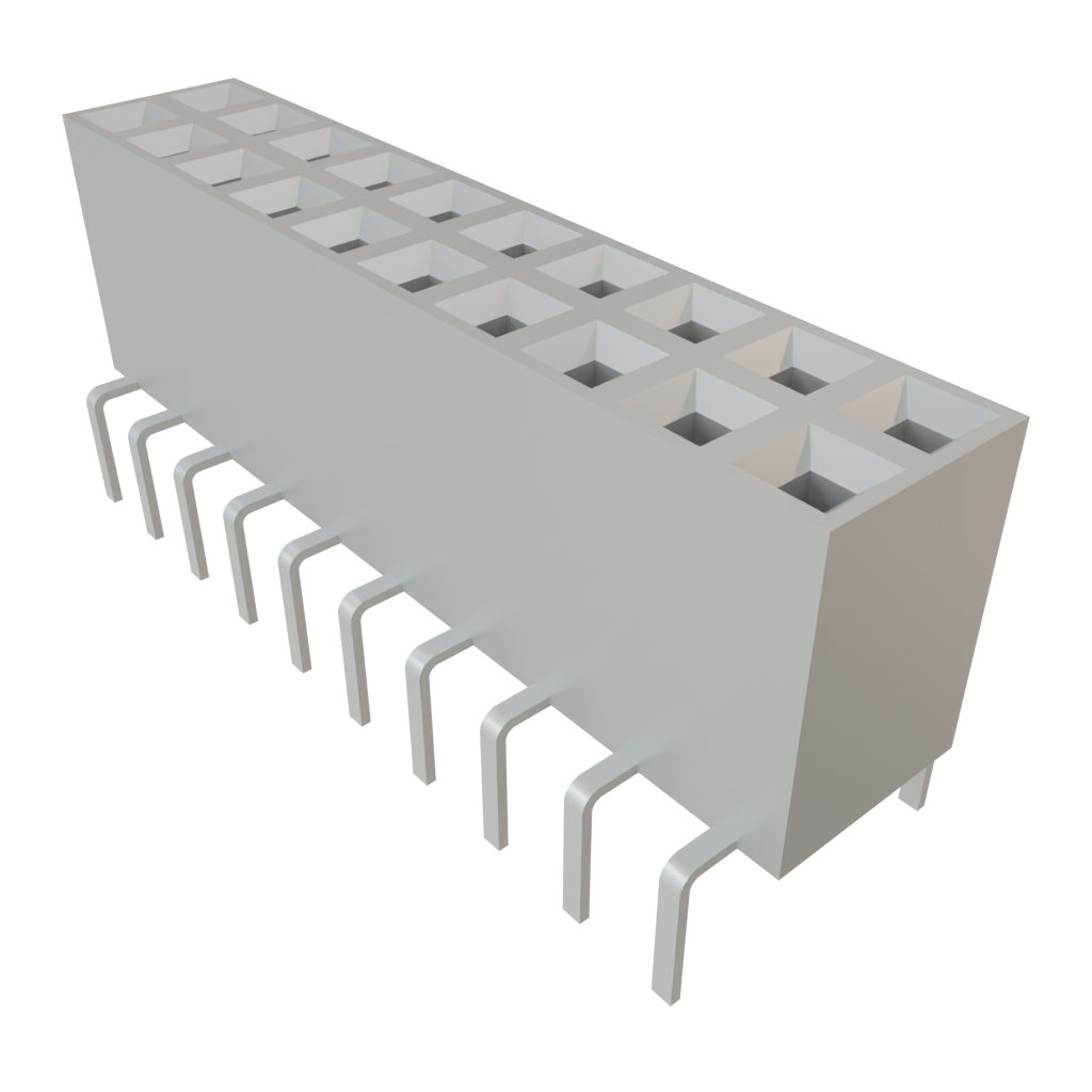 All Parts Connectors rugged connector BCS-110-L-D-PE-BE by Samtec