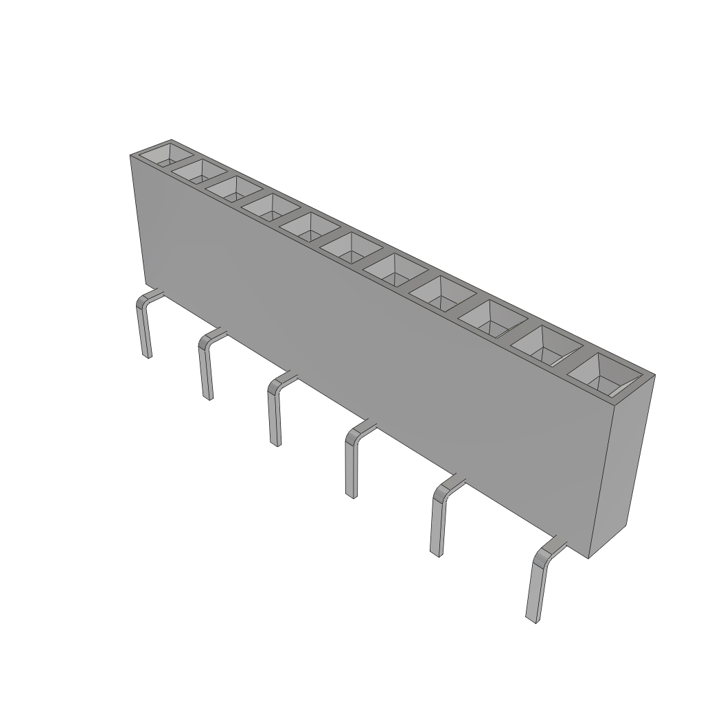 All Parts Connectors rugged connector BCS-111-L-S-PE by Samtec