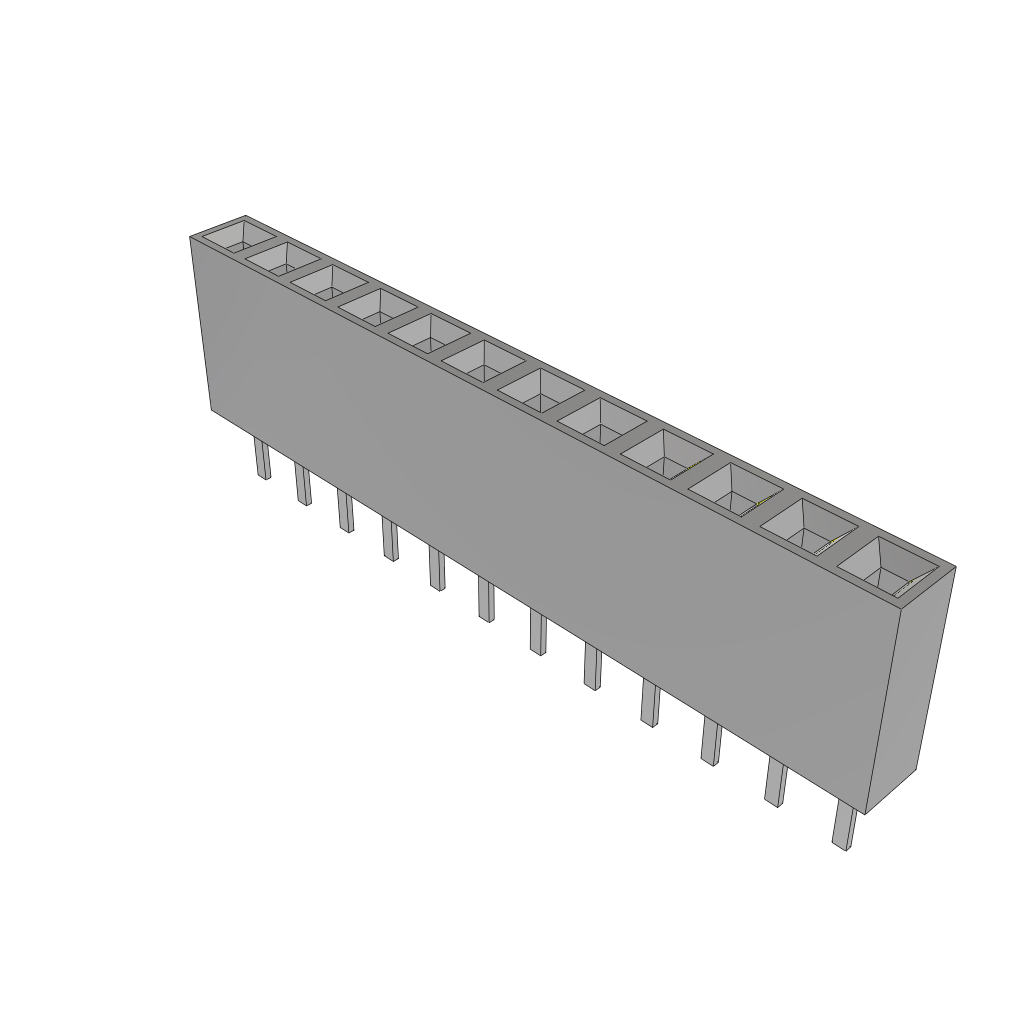 All Parts Connectors rugged connector BCS-112-F-S-TE by Samtec