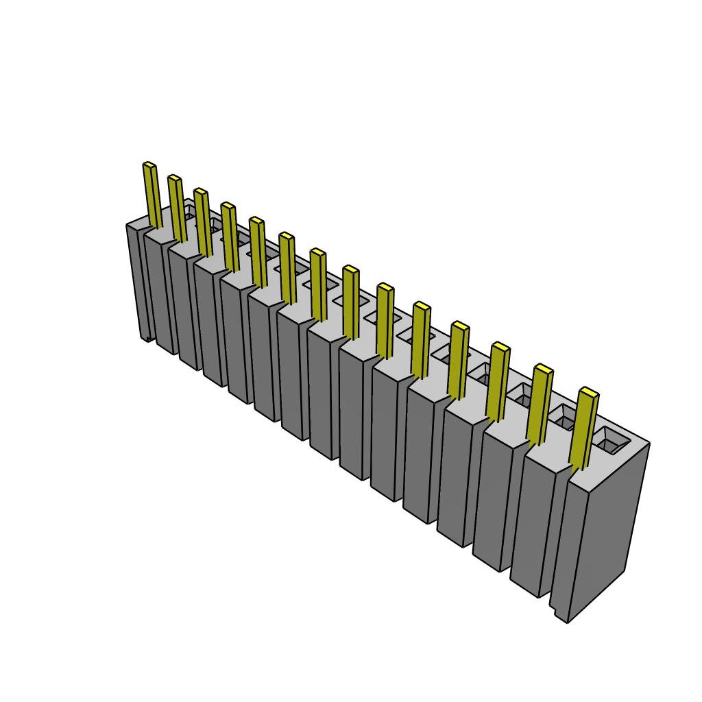 All Parts Connectors Backplane Connectors Hard Metric Connectors BSW-114-04-T-M by Samtec