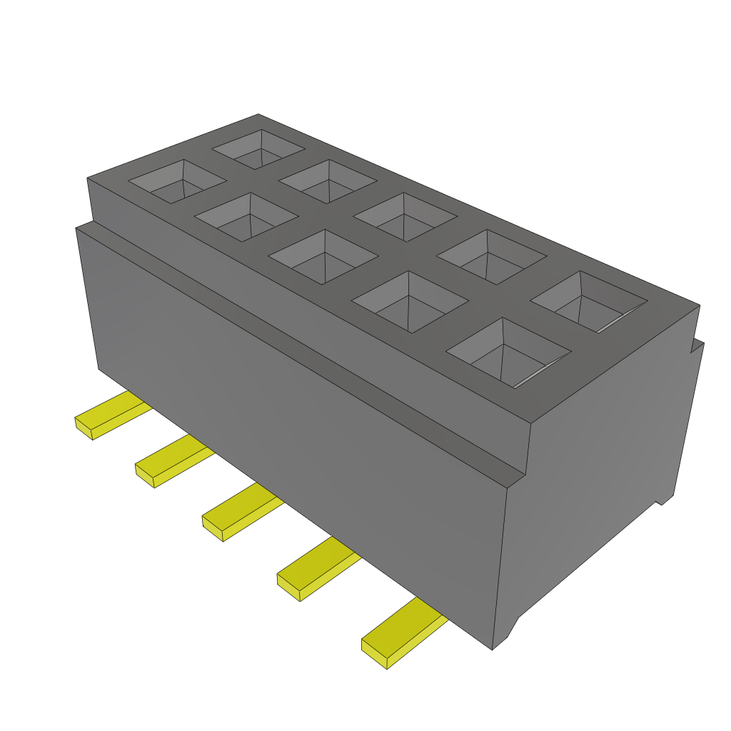 All Parts Connectors rugged connector CLM-105-02-G-D-A-TR by Samtec