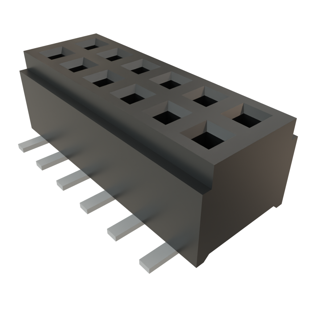 All Parts Connectors rugged connector CLM-106-02-F-D-TR by Samtec