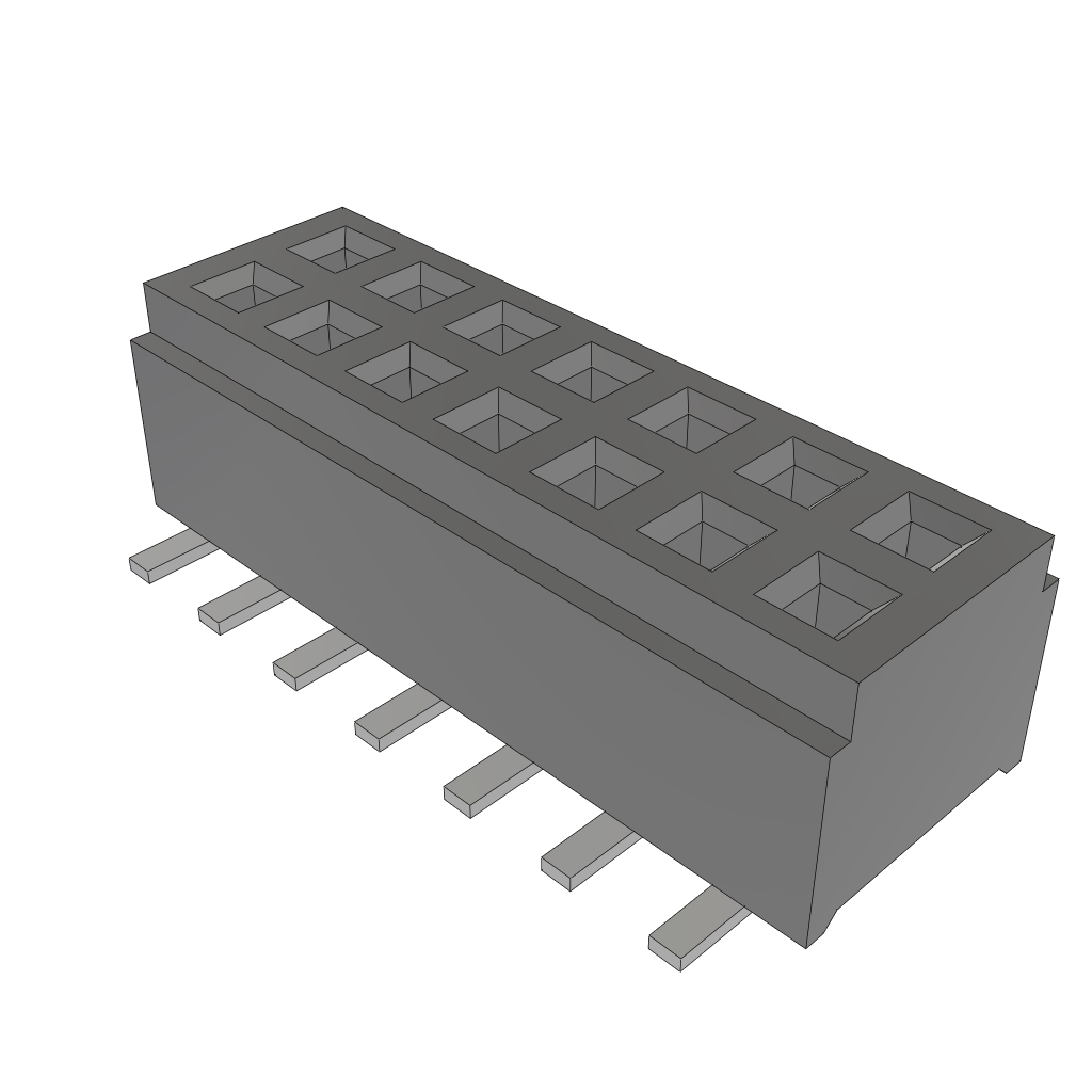 All Parts Connectors rugged connector CLM-107-02-F-D-A by Samtec