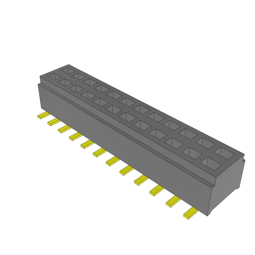 All Parts Connectors rugged connector CLM-112-02-H-D-BE-TR by Samtec
