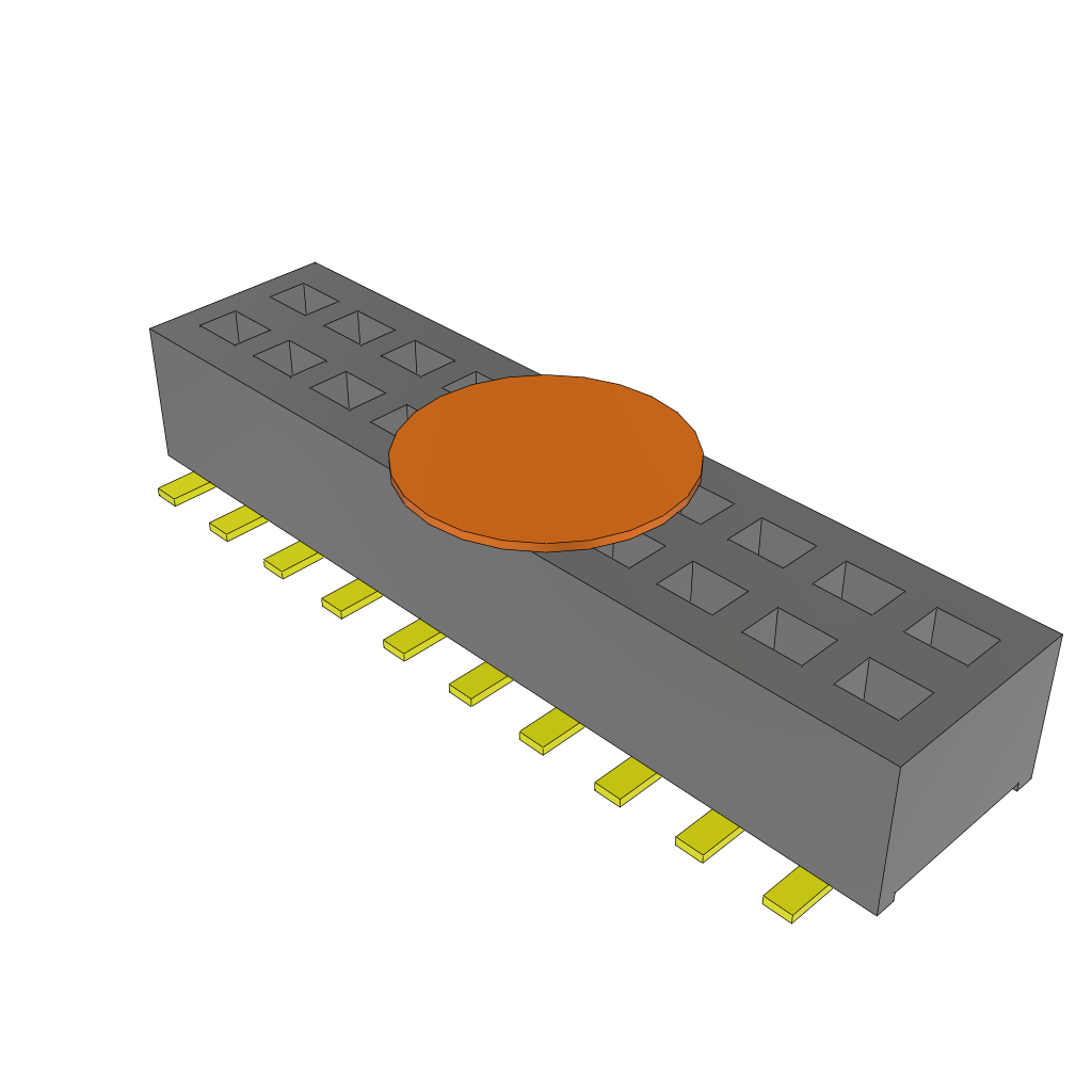 CLP-110-02-G-D-BE-A-K-TR by Samtec