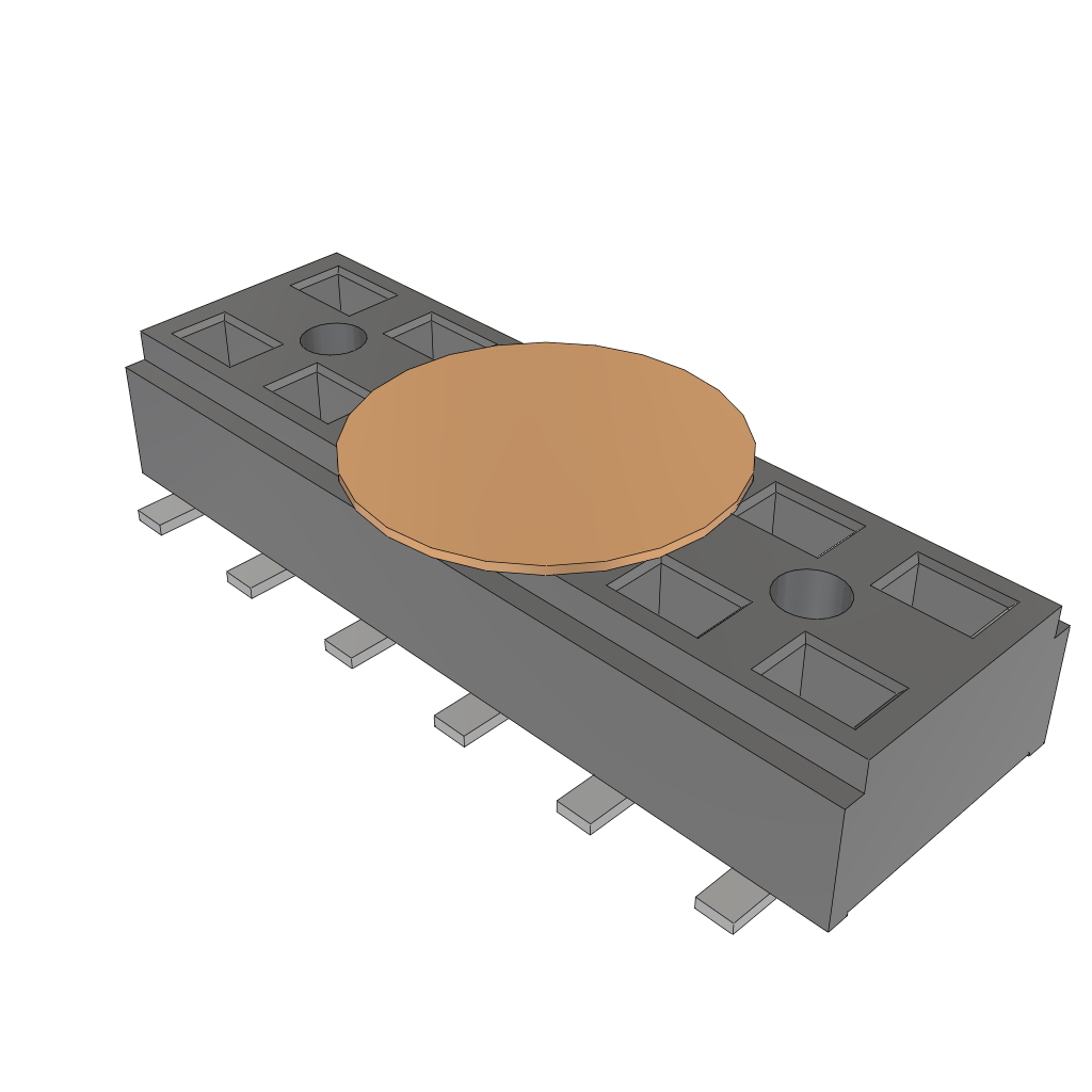 All Parts Connectors rugged connector CLT-106-02-F-D-BE-A-K-TR by Samtec