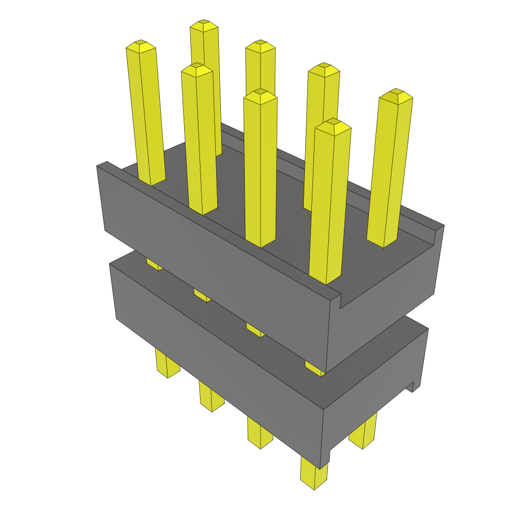 Board to Board & Mezzanine Connectors DW-04-08-S-D-255 by Samtec