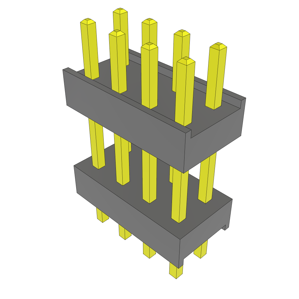 All Parts Connectors Backplane Connectors Hard Metric Connectors DW-04-15-T-D-394 by Samtec