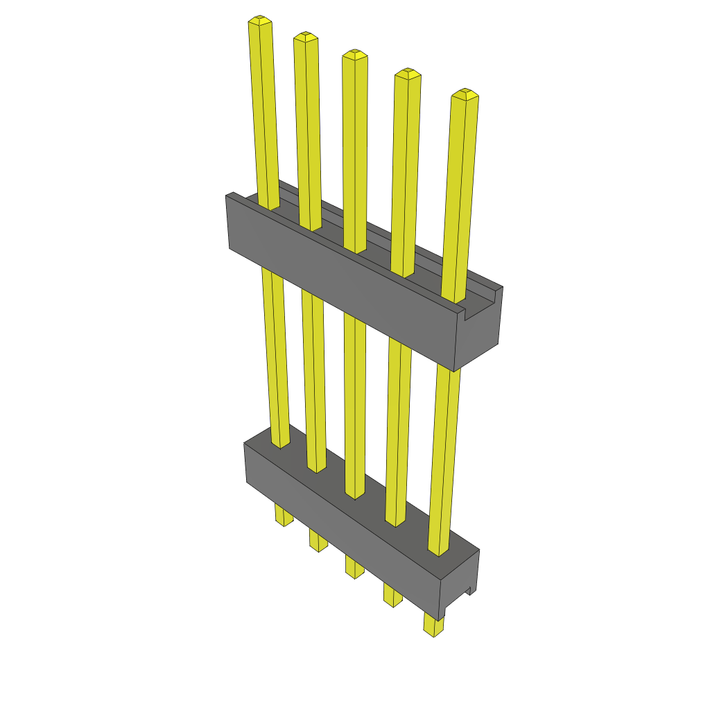 All Parts Connectors Backplane Connectors Hard Metric Connectors DW-05-12-T-S-625 by Samtec
