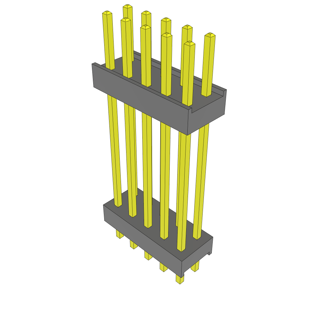 All Parts Connectors Backplane Connectors Hard Metric Connectors DW-05-20-L-D-815 by Samtec