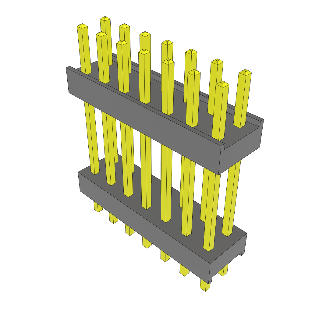 All Parts Connectors Backplane Connectors Hard Metric Connectors DW-07-10-G-D-563 by Samtec