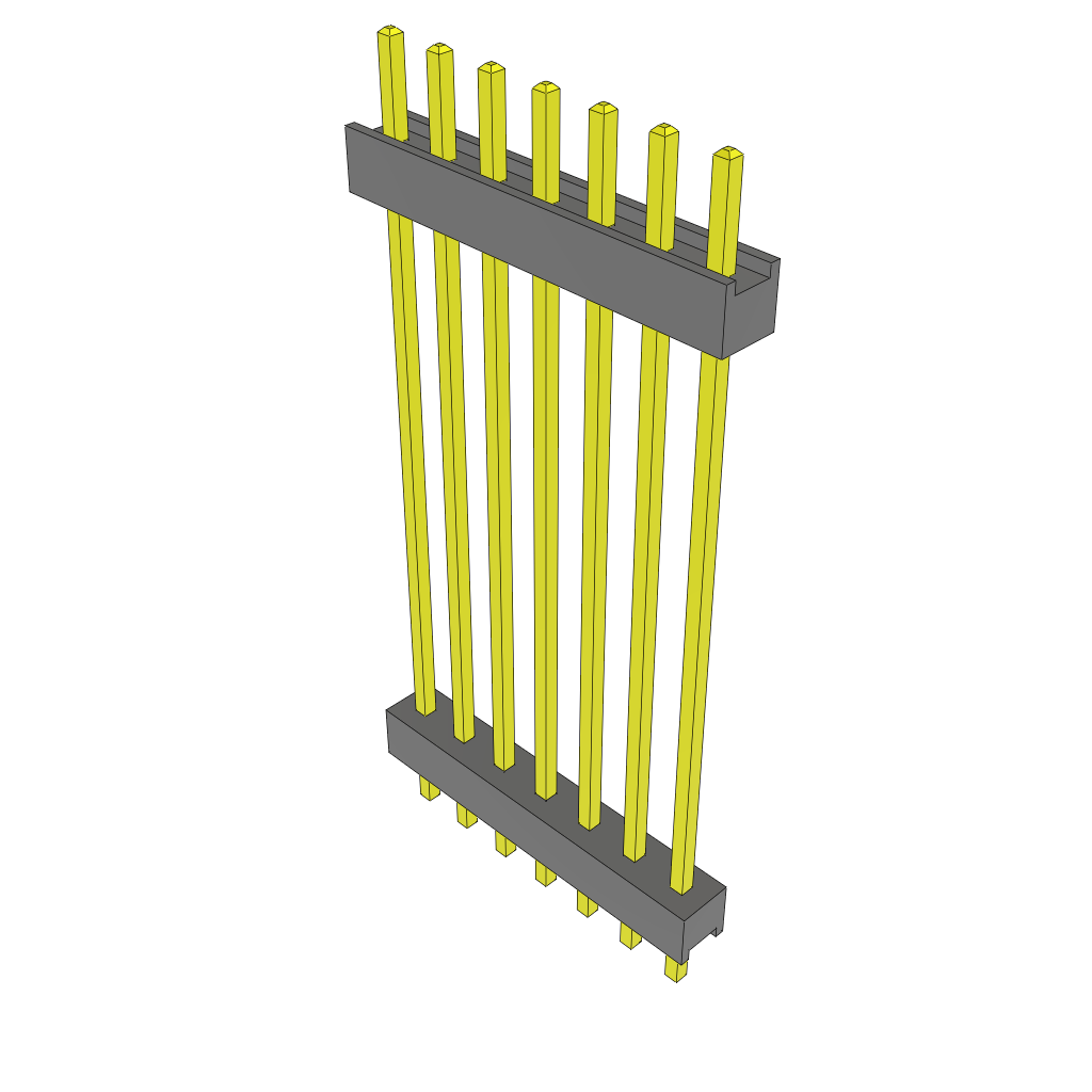 All Parts Connectors Backplane Connectors Hard Metric Connectors DW-07-14-G-S-1180 by Samtec