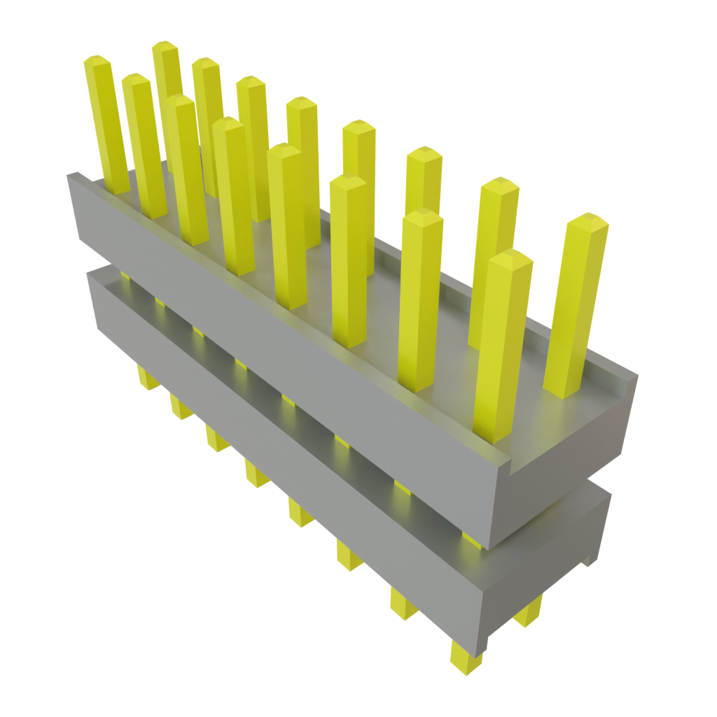 All Parts Connectors Backplane Connectors Hard Metric Connectors DW-08-08-T-D-256 by Samtec