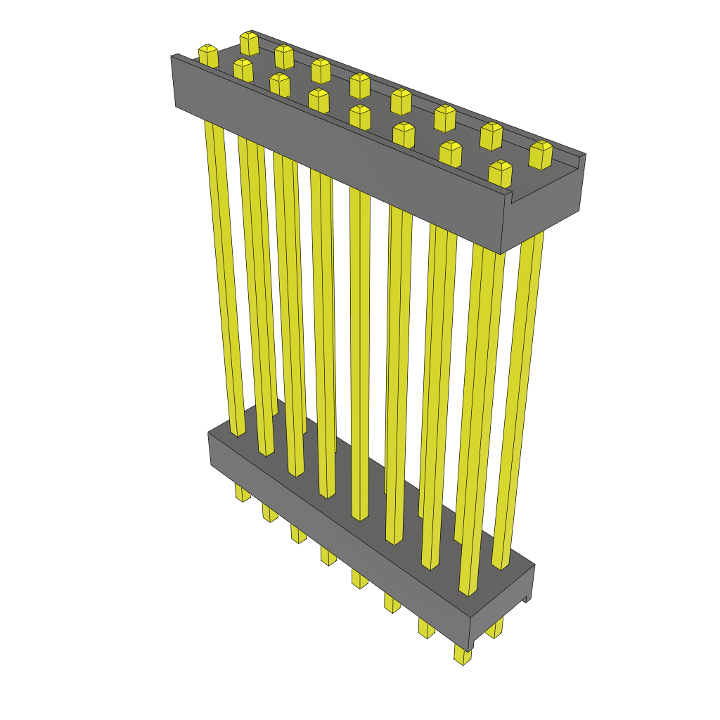 All Parts Connectors Backplane Connectors Hard Metric Connectors DW-08-20-L-D-1000 by Samtec