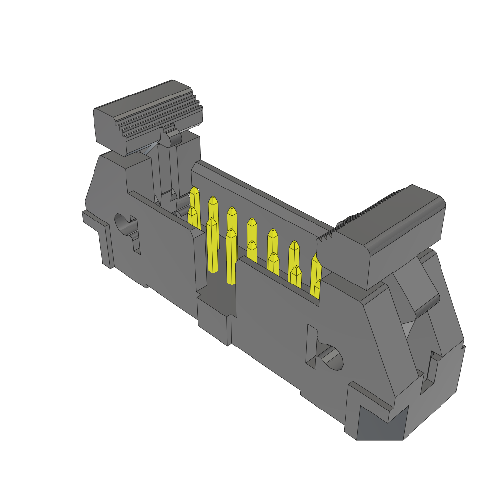 All Parts Power Products Batteries and Accessories Accessories Battery Housings-Cradles EJH-108-01-F-D-TH-01 by Samtec