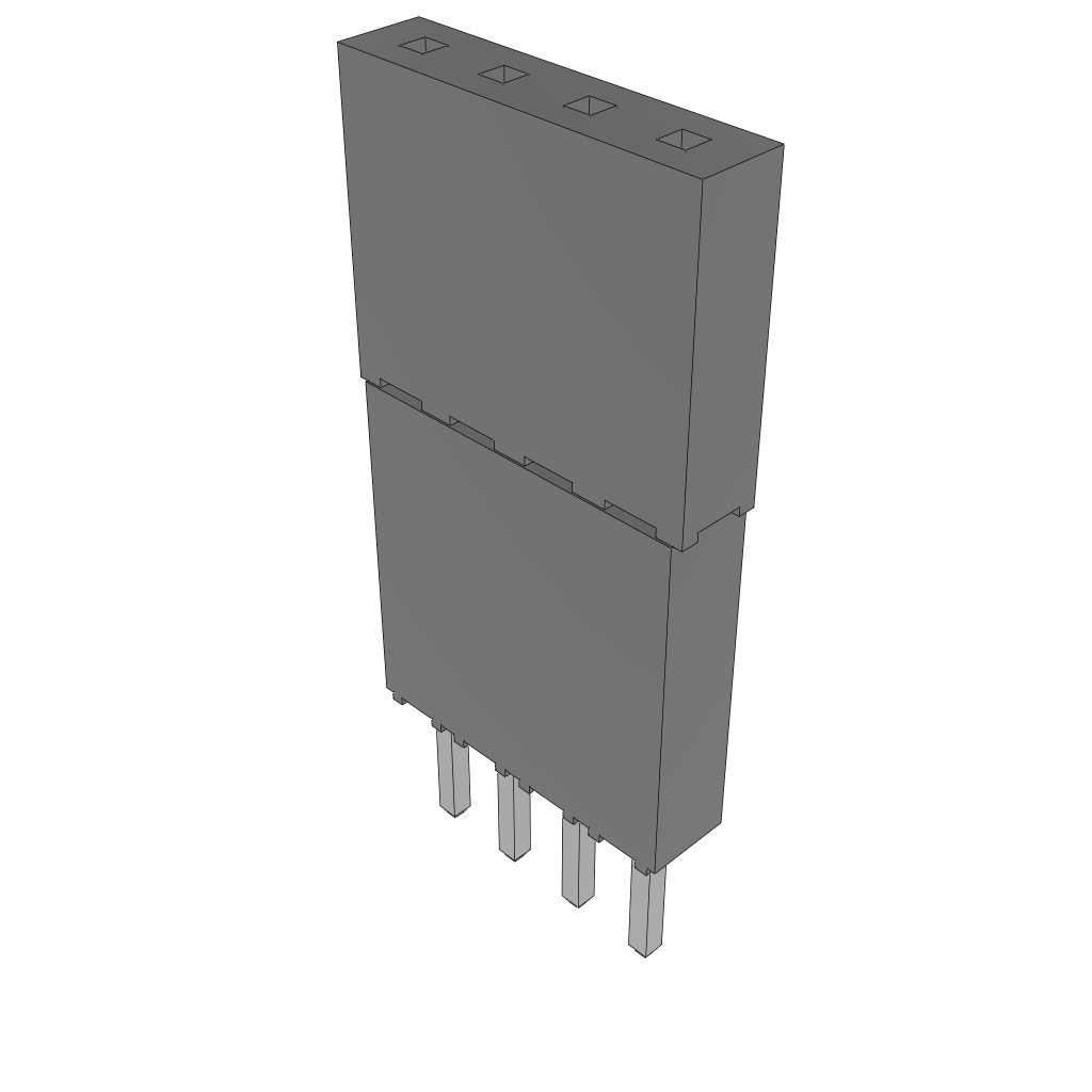 All Parts Connectors Fiber Optic Connectors and Accessories SC Connectors ESQ-104-44-L-S by Samtec