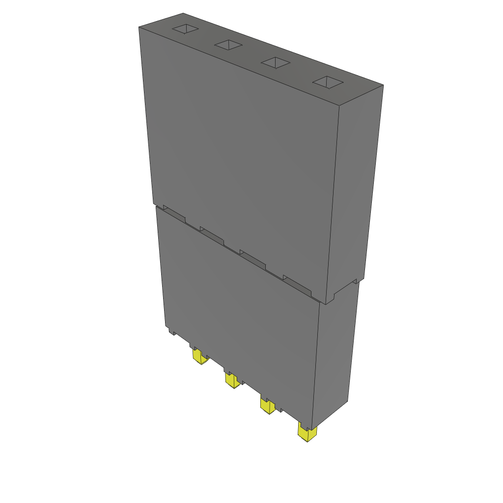 All Parts Connectors Fiber Optic Connectors and Accessories SC Connectors ESQ-104-58-G-S by Samtec