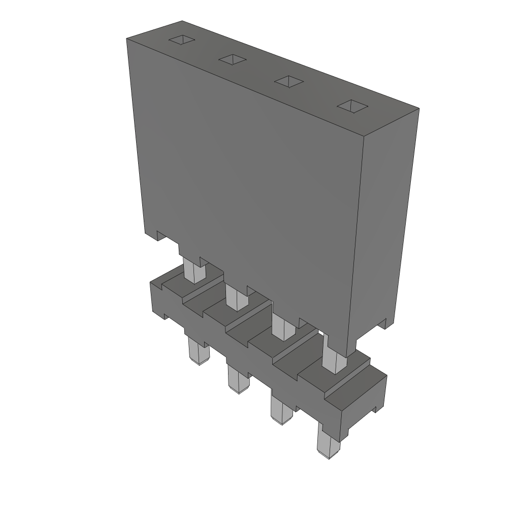 All Parts Connectors BTB Connectors ESQT-104-03-F-S-375 by Samtec