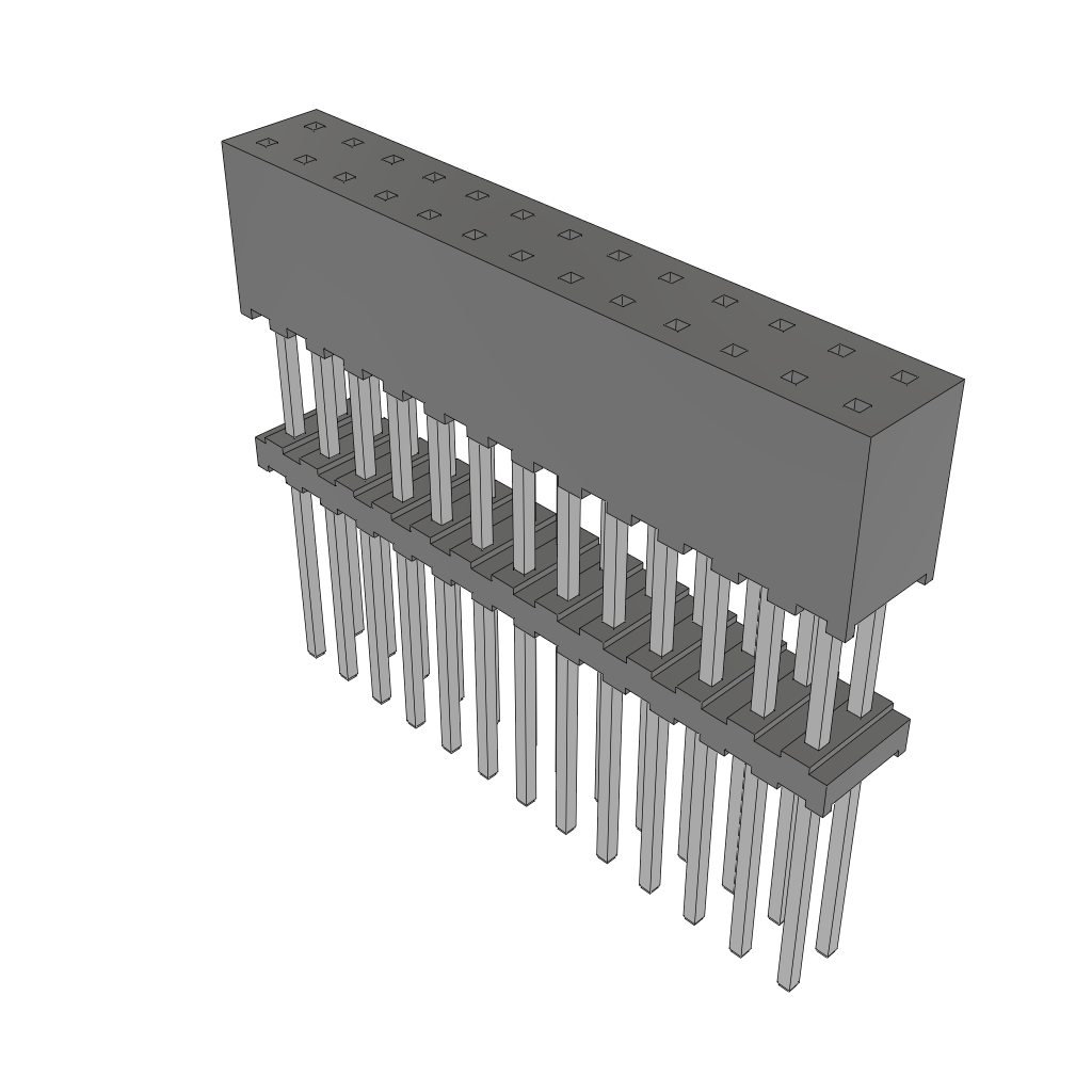 All Parts Connectors BTB Connectors ESQT-113-02-M-D-500 by Samtec