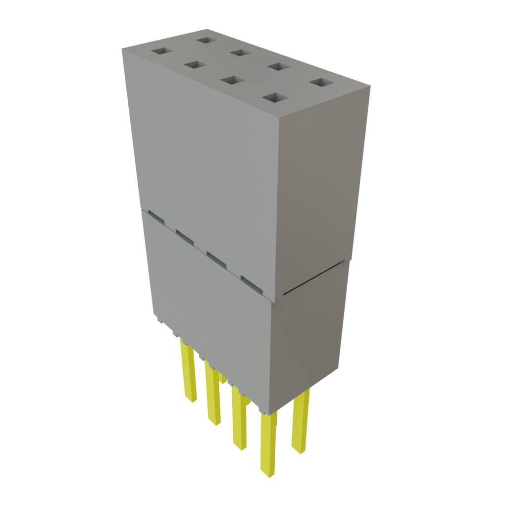All Parts Connectors Headers ESW-104-34-G-D by Samtec