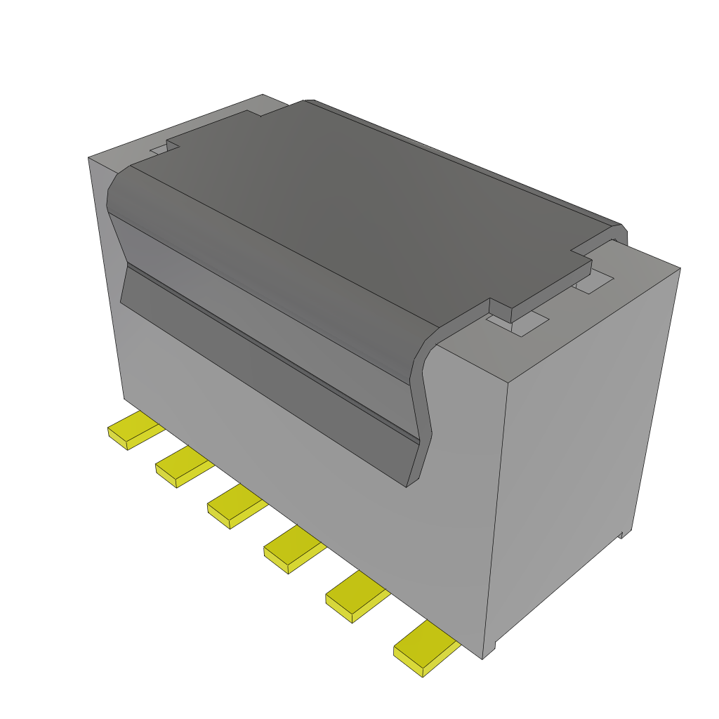 All Parts Connectors rugged connector FLE-106-01-G-DV-A-P-TR by Samtec