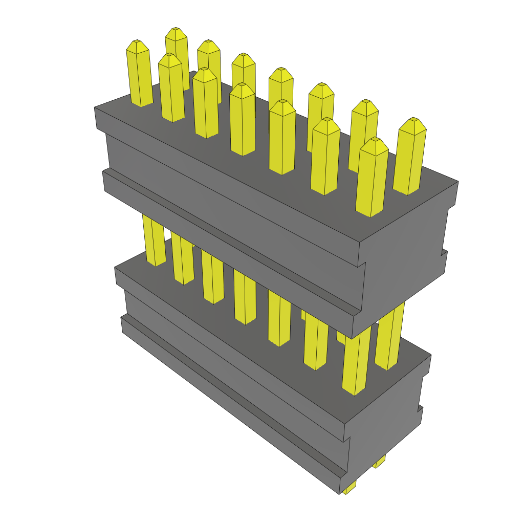 All Parts Power Products Batteries and Accessories Accessories Battery Housings-Cradles FW-07-01-G-D-300-065 by Samtec