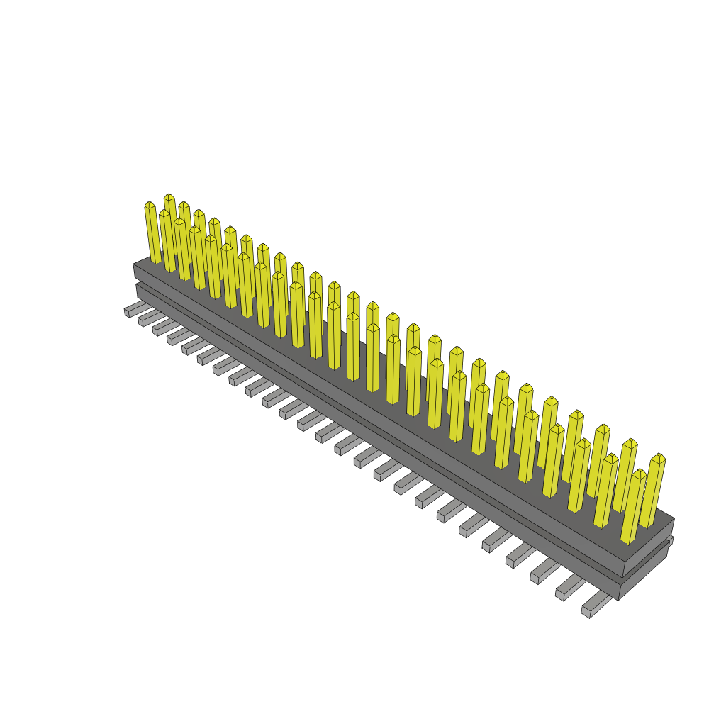 All Parts Connectors Backplane Connectors Hard Metric Connectors FW-25-03-F-D-100-140 by Samtec