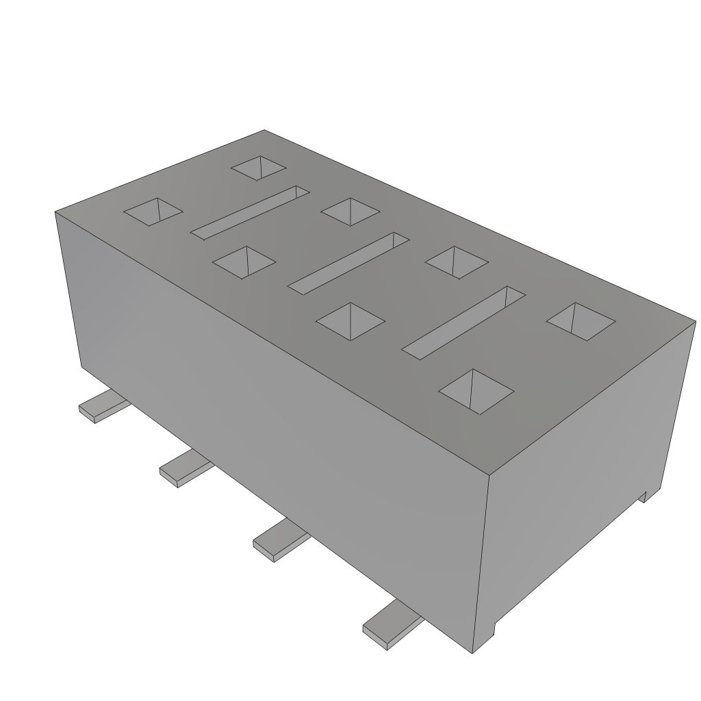 All Parts Connectors Smart Card Connectors HLE-104-02-S-DV-BE-TR by Samtec