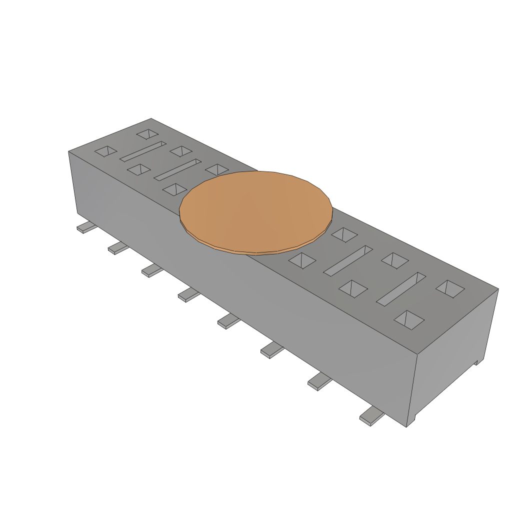 HLE-108-02-F-DV-LC-K-TR by Samtec