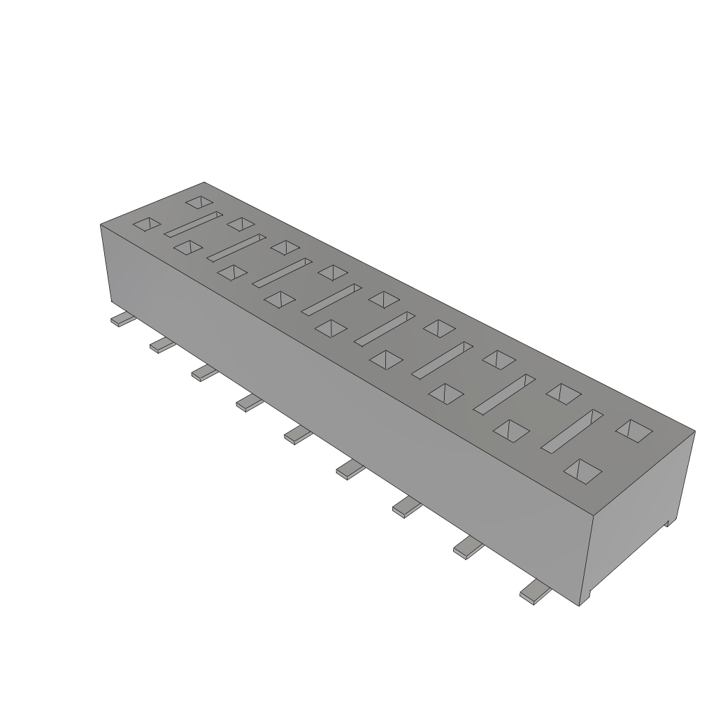 All Parts Connectors Smart Card Connectors HLE-109-02-F-DV by Samtec