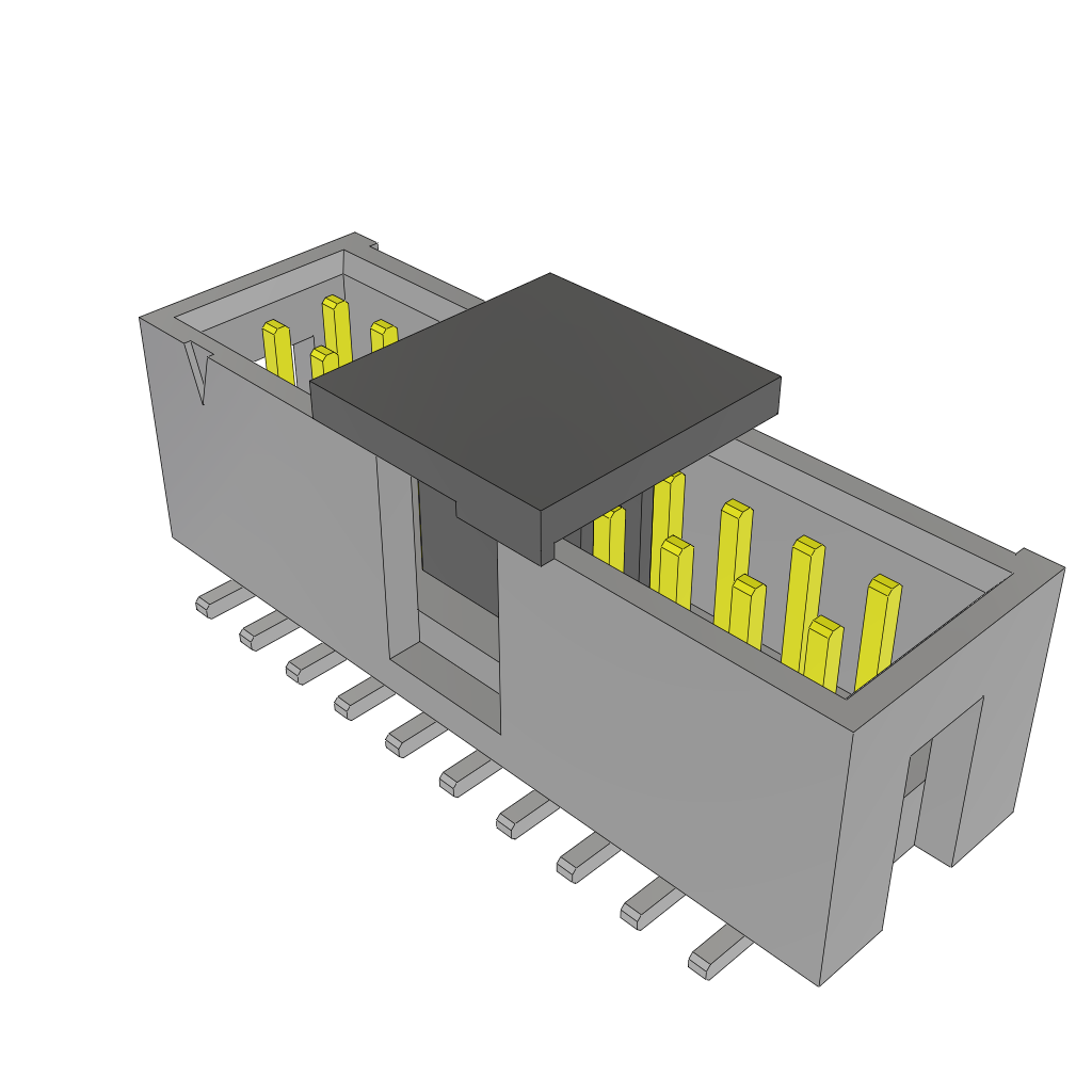 All Parts Power Products Batteries and Accessories Accessories Battery Housings-Cradles HTSS-110-01-SM-DV-P-TR by Samtec