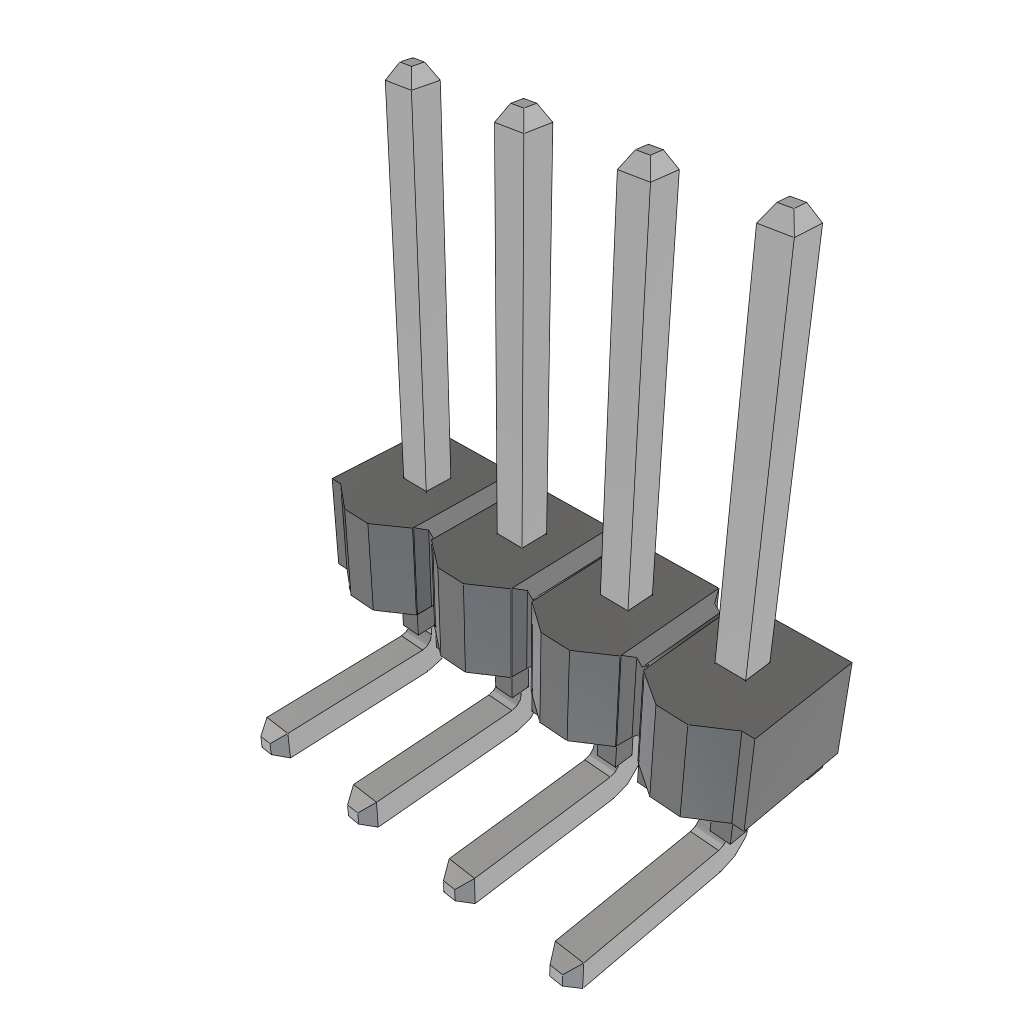 All Parts Power Products Batteries and Accessories Accessories Battery Housings-Cradles HTSW-104-25-T-S-RA by Samtec