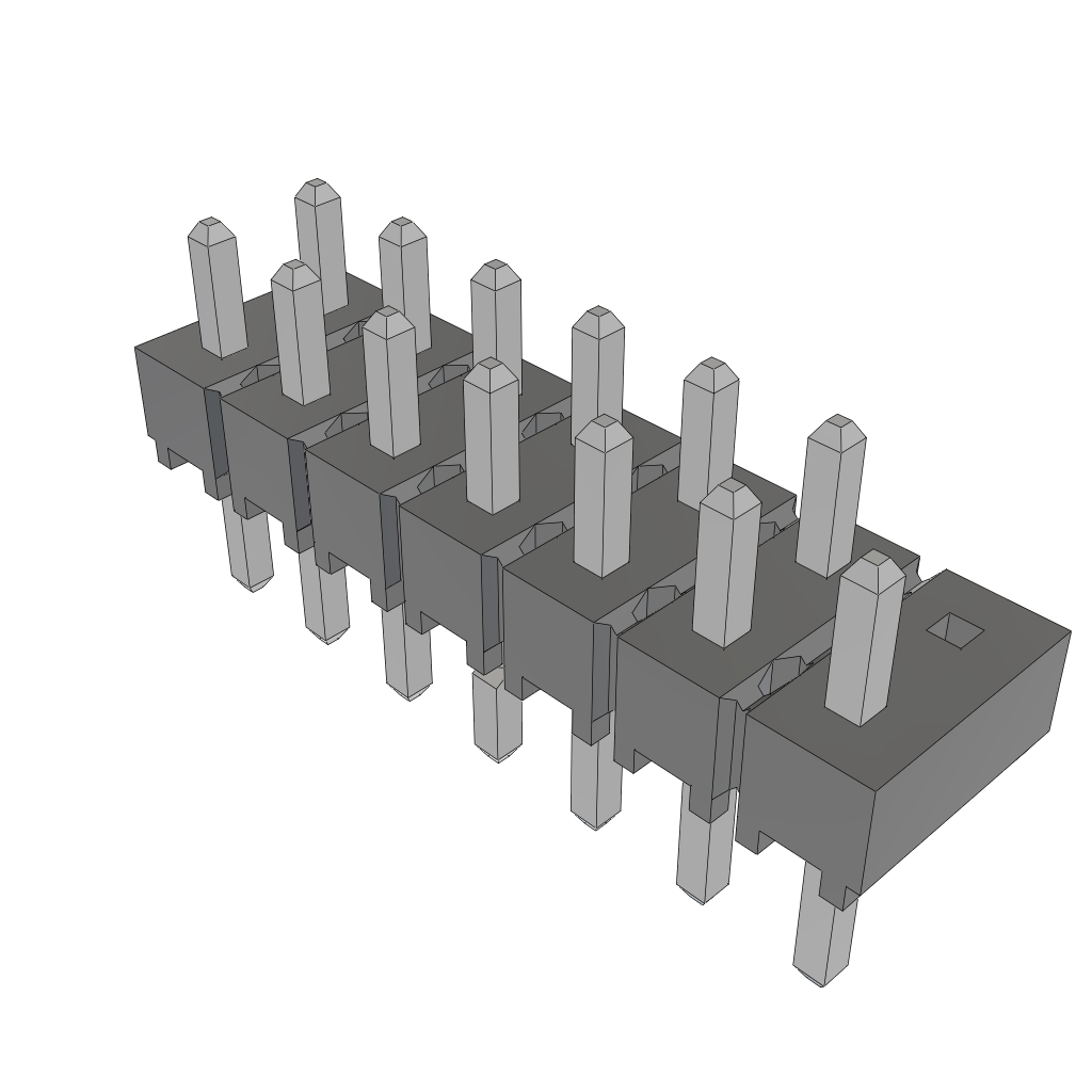 Headers & Wire Housings HTSW-107-05-T-D-LL-014 by Samtec