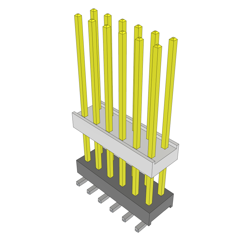 All Parts Connectors Smart Card Connectors HW-06-20-L-D-500-SM by Samtec