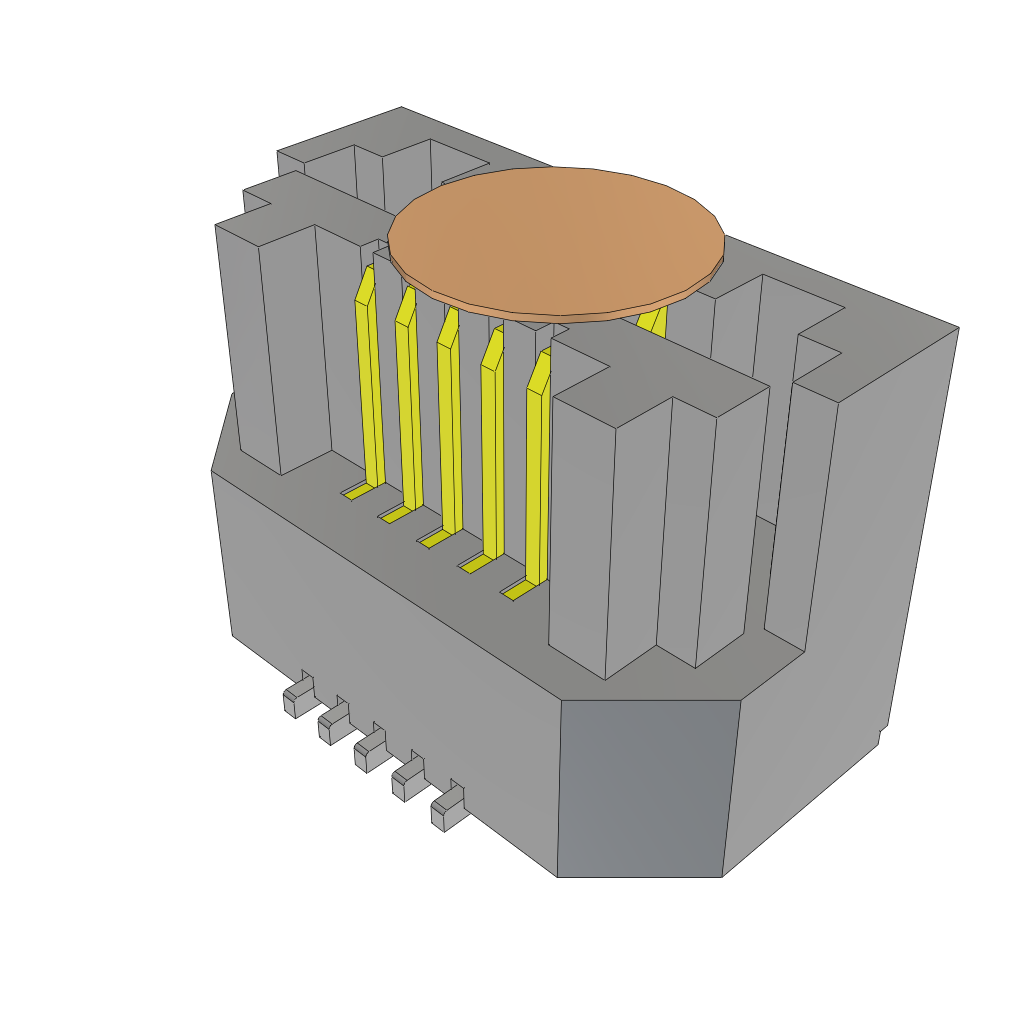All Parts Connectors Smart Card Connectors LSS-105-03-F-DV-A-K by Samtec