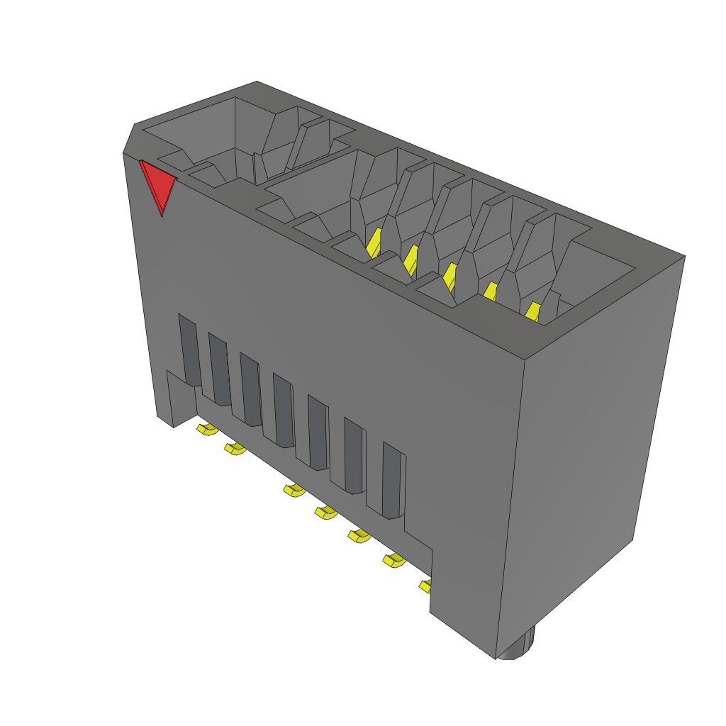 All Parts Power Products Batteries and Accessories Accessories Battery Housings-Cradles MECF-08-01-L-DV-TR by Samtec