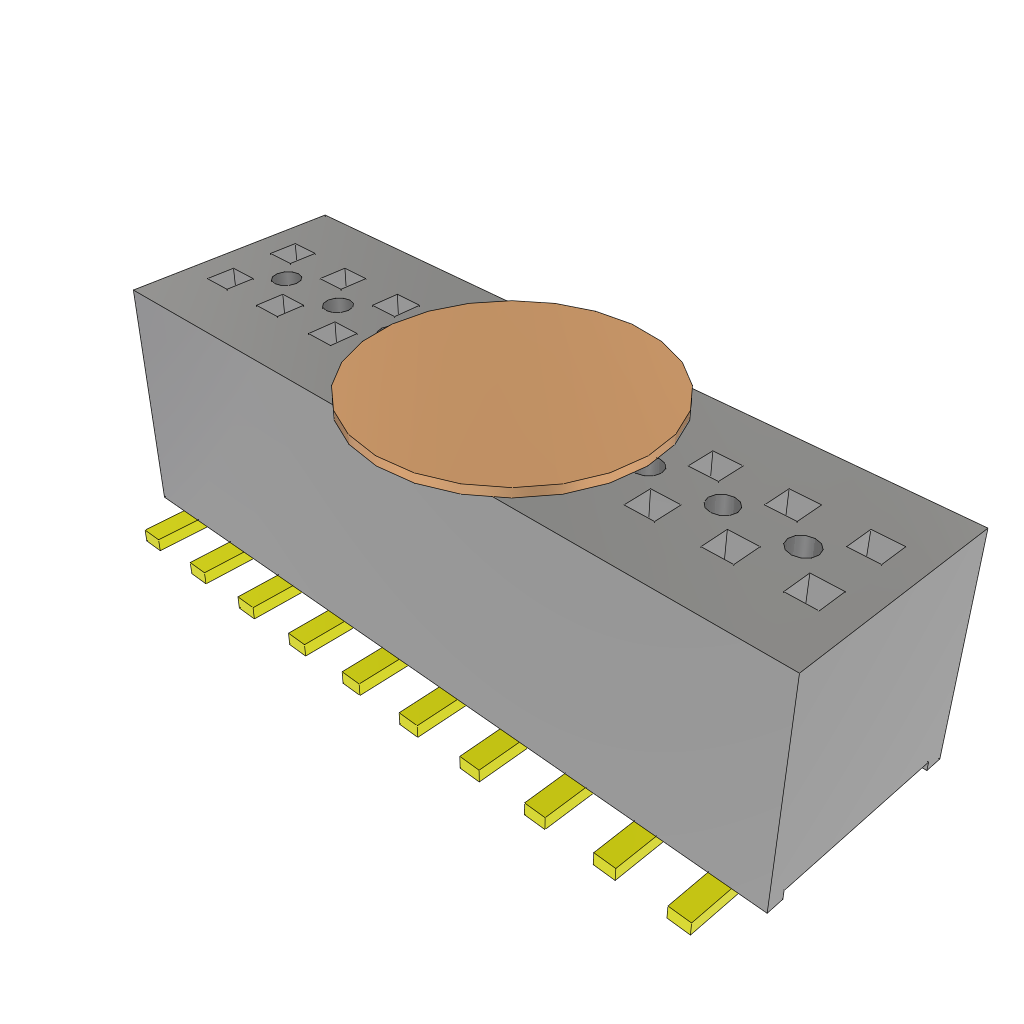 All Parts Connectors Smart Card Connectors MLE-110-01-G-DV-K-TR by Samtec