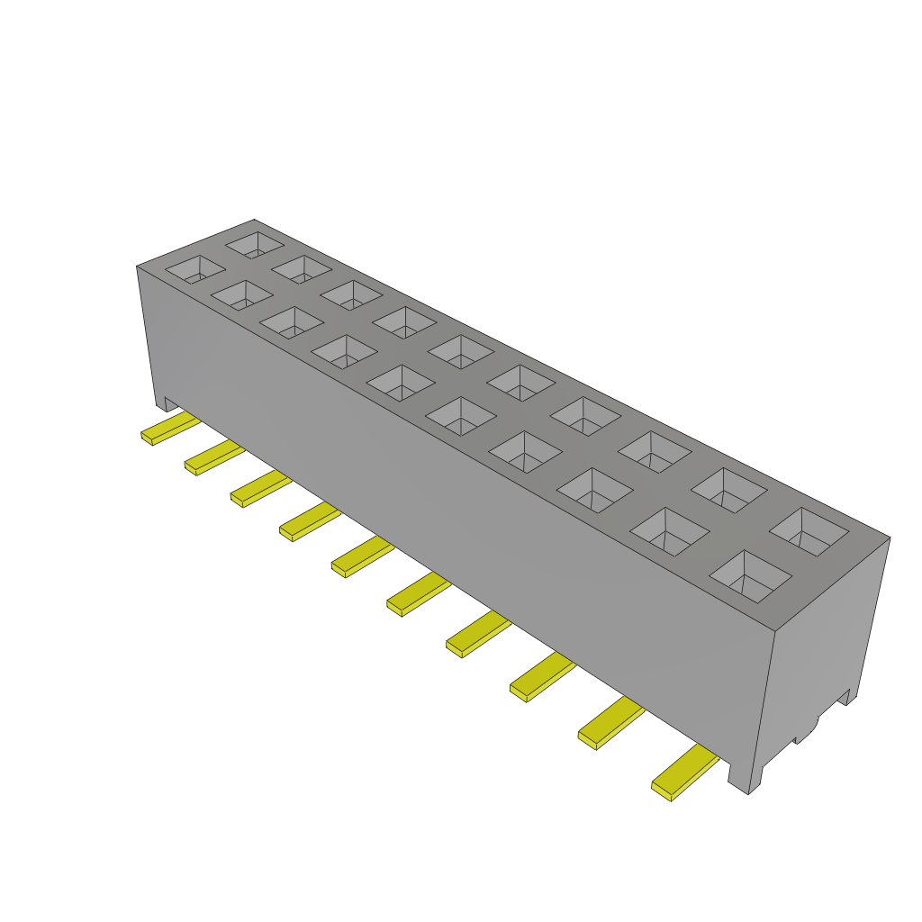 All Parts Connectors BTB Connectors MMS-110-02-F-DV-TR by Samtec