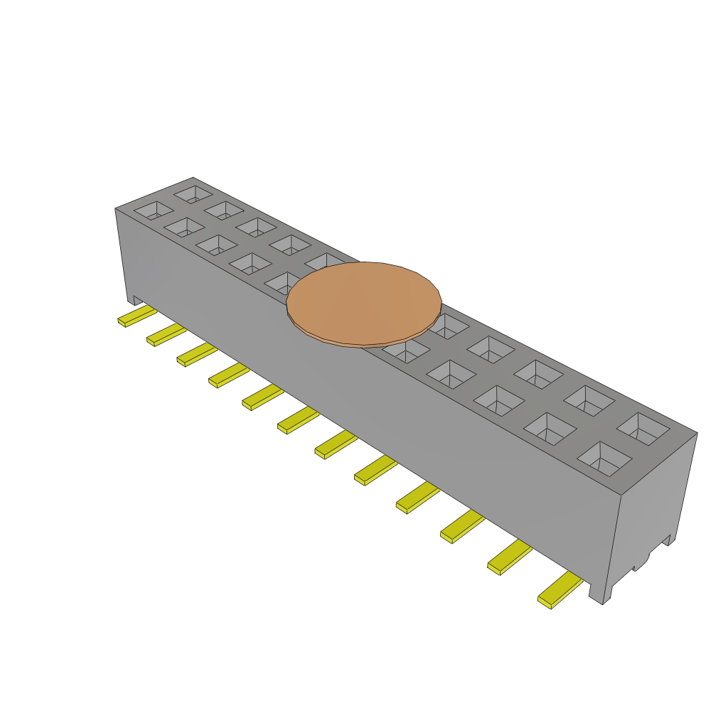 All Parts Connectors BTB Connectors MMS-112-02-F-DV-A-K-TR by Samtec