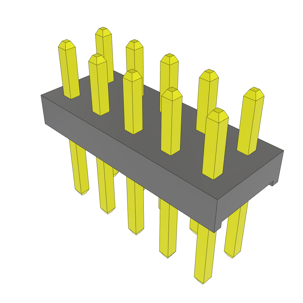 All Parts Connectors BTB Connectors MTMM-105-04-G-D-100 by Samtec