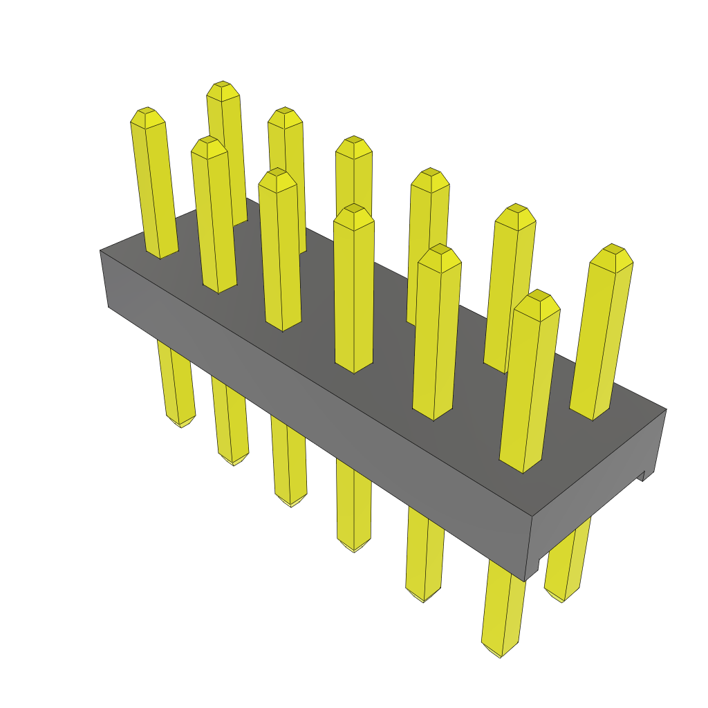 All Parts Connectors BTB Connectors MTMM-106-04-G-D-130 by Samtec
