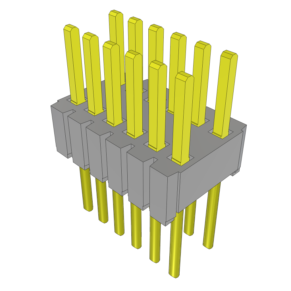 All Parts Connectors Backplane Connectors Hard Metric Connectors MTMS-106-51-G-D-140 by Samtec