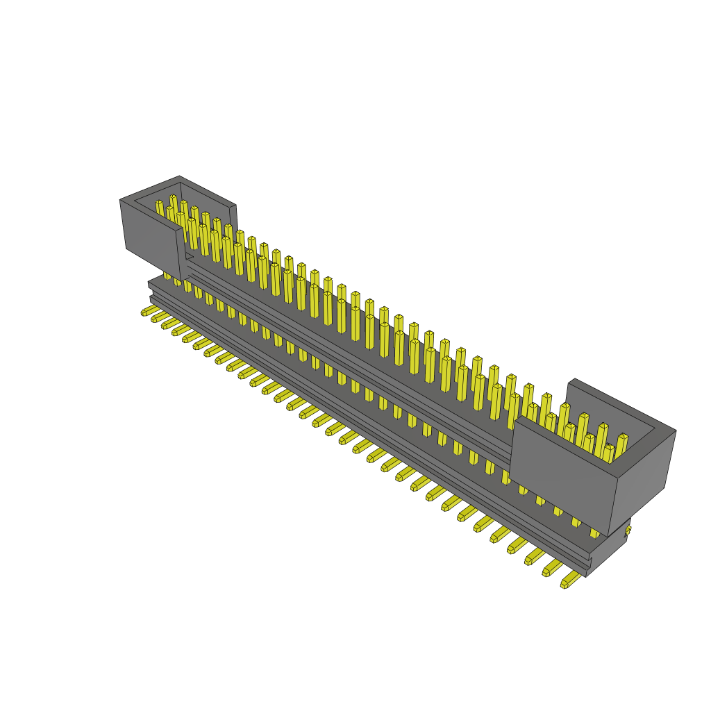 All Parts Connectors Backplane Connectors Hard Metric Connectors MW-32-03-H-D-200-075-ES by Samtec
