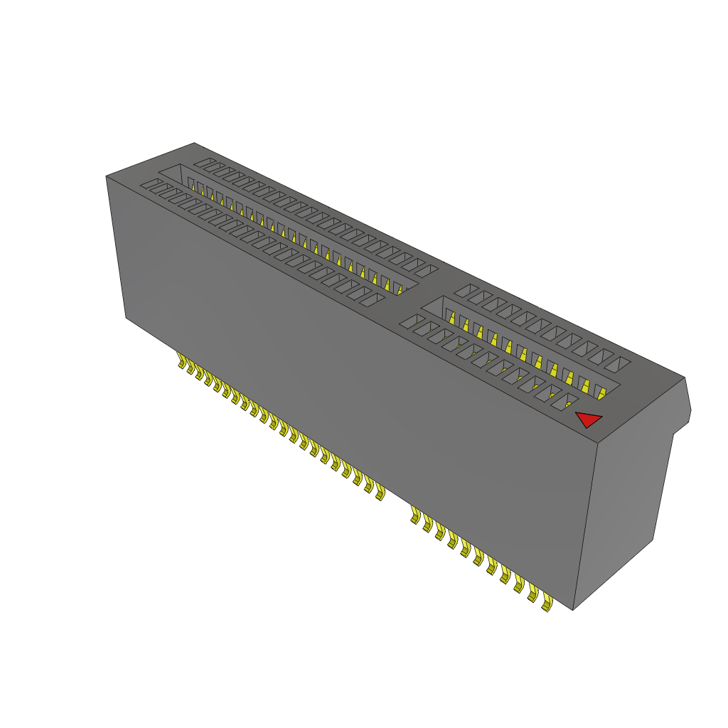 All Parts Connectors Fiber Optic Connectors and Accessories SC Connectors PCIE-064-02-F-D-EMS3 by Samtec