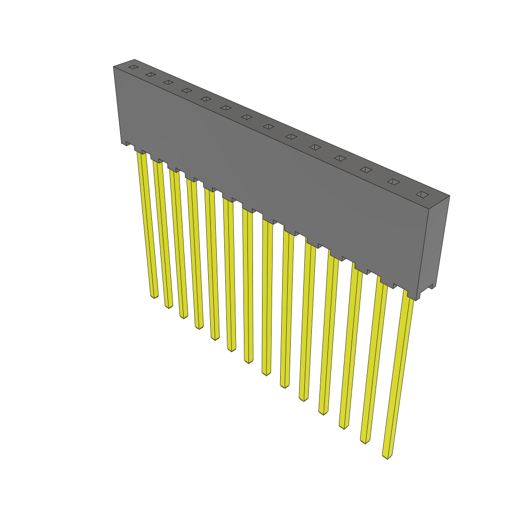 All Parts Connectors BTB Connectors SQT-114-02-F-S by Samtec