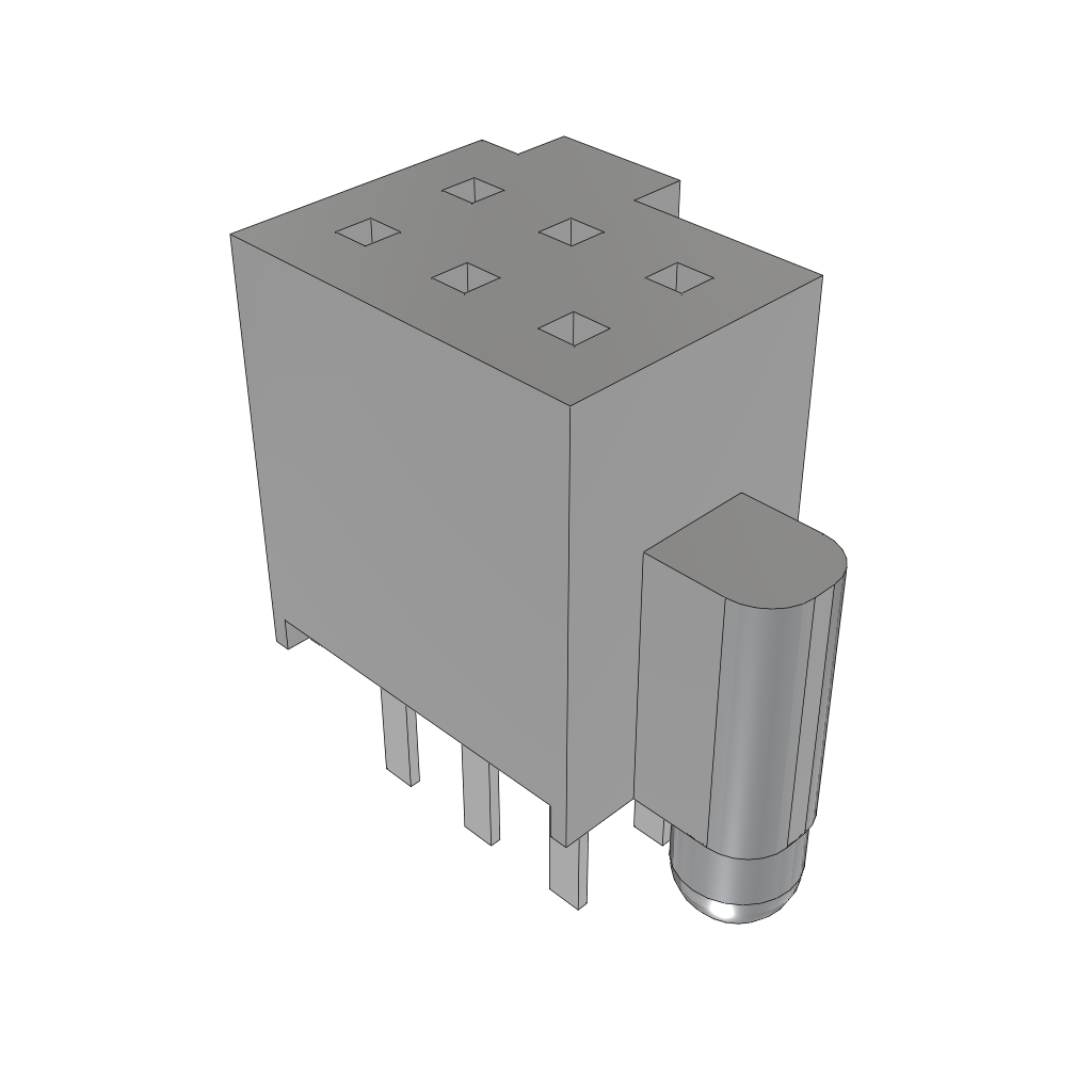 All Parts Connectors rugged connector SFM-103-03-S-D-A by Samtec