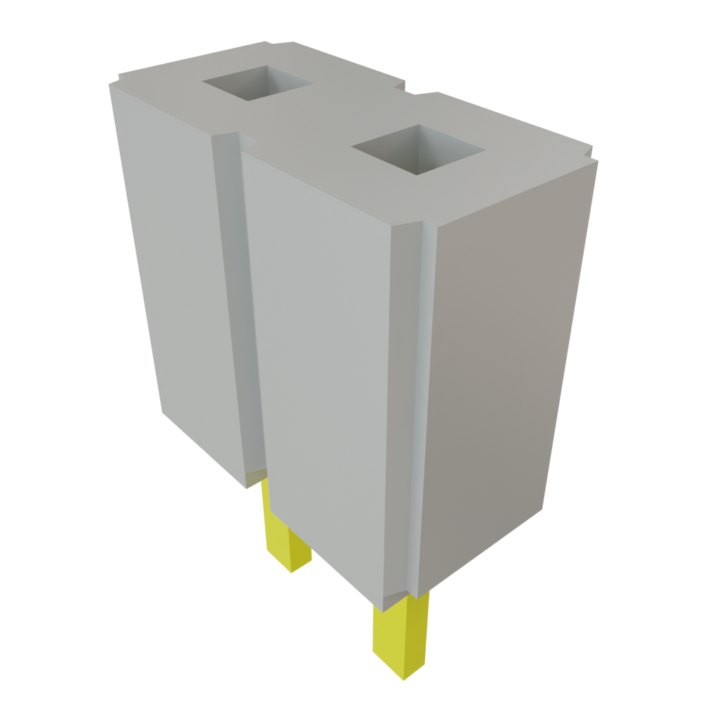 All Parts Power Products Batteries and Accessories Accessories Battery Housings-Cradles SLW-102-01-F-S by Samtec